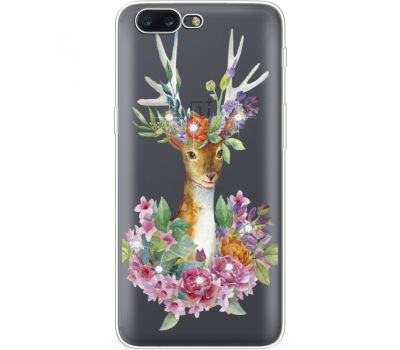 Силіконовий чохол BoxFace OnePlus 5 Deer with flowers (935825-rs5)