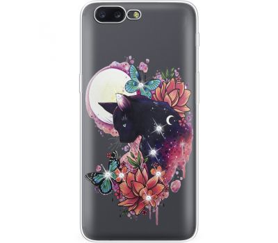 Силіконовий чохол BoxFace OnePlus 5 Cat in Flowers (935825-rs10)