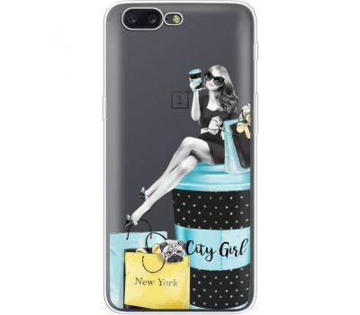 Силіконовий чохол BoxFace OnePlus 5 City Girl (35825-cc56)