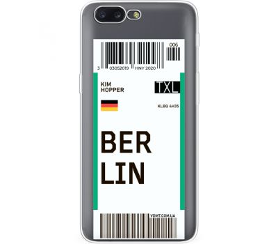 Силіконовий чохол BoxFace OnePlus 5 Ticket Berrlin (35825-cc80)