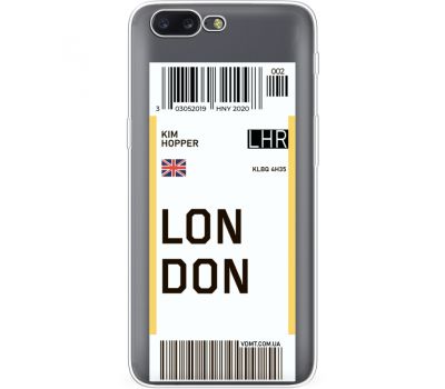 Силіконовий чохол BoxFace OnePlus 5 Ticket London (35825-cc83)