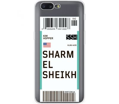 Силіконовий чохол BoxFace OnePlus 5 Ticket Sharmel Sheikh (35825-cc90)