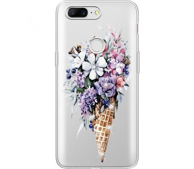 Силіконовий чохол BoxFace OnePlus 5T Ice Cream Flowers (935796-rs17)