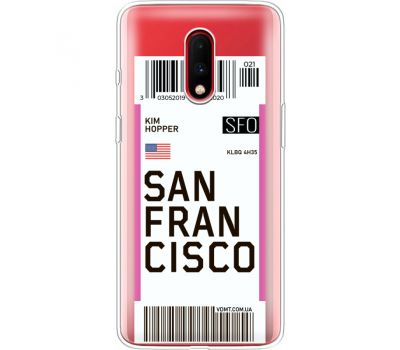 Силіконовий чохол BoxFace OnePlus 7 Ticket  San Francisco (37258-cc79)