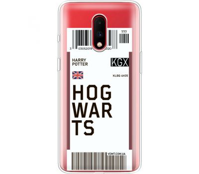 Силіконовий чохол BoxFace OnePlus 7 Ticket Hogwarts (37258-cc91)