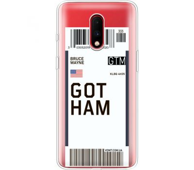Силіконовий чохол BoxFace OnePlus 7 Ticket Gotham (37258-cc92)