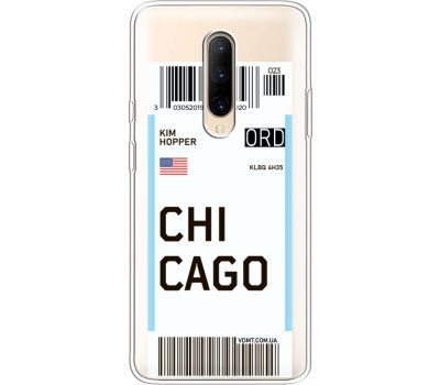 Силіконовий чохол BoxFace OnePlus 7 Pro Ticket Chicago (37259-cc82)