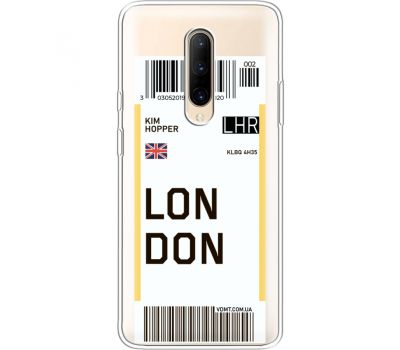 Силіконовий чохол BoxFace OnePlus 7 Pro Ticket London (37259-cc83)