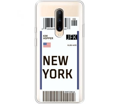 Силіконовий чохол BoxFace OnePlus 7 Pro Ticket New York (37259-cc84)