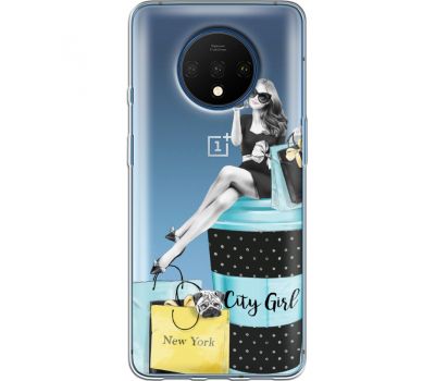 Силіконовий чохол BoxFace OnePlus 7T City Girl (38482-cc56)