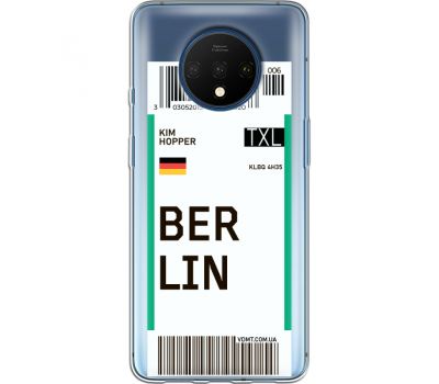 Силіконовий чохол BoxFace OnePlus 7T Ticket Berrlin (38482-cc80)