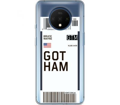 Силіконовий чохол BoxFace OnePlus 7T Ticket Gotham (38482-cc92)
