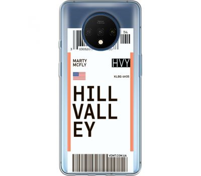 Силіконовий чохол BoxFace OnePlus 7T Ticket Hill Valley (38482-cc94)