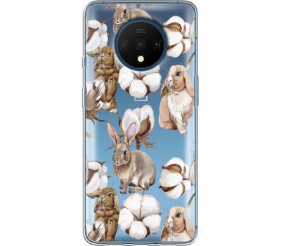 Силіконовий чохол BoxFace OnePlus 7T Cotton and Rabbits (38482-cc49)