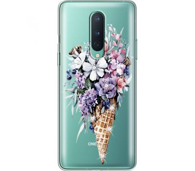 Силіконовий чохол BoxFace OnePlus 8 Ice Cream Flowers (939990-rs17)