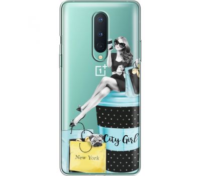 Силіконовий чохол BoxFace OnePlus 8 City Girl (39990-cc56)