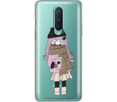 Силіконовий чохол BoxFace OnePlus 8 Winter Morning Girl (39990-cc61)