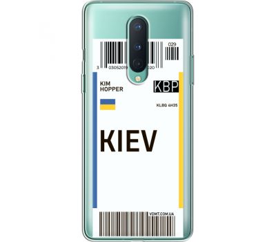 Силіконовий чохол BoxFace OnePlus 8 Ticket Kiev (39990-cc88)