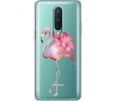 Силіконовий чохол BoxFace OnePlus 8 Floral Flamingo (39990-cc12)