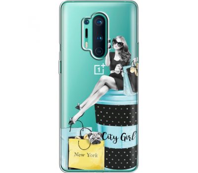 Силіконовий чохол BoxFace OnePlus 8 Pro City Girl (39995-cc56)