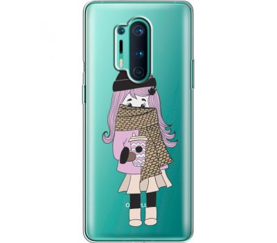 Силіконовий чохол BoxFace OnePlus 8 Pro Winter Morning Girl (39995-cc61)