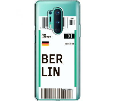 Силіконовий чохол BoxFace OnePlus 8 Pro Ticket Berrlin (39995-cc80)