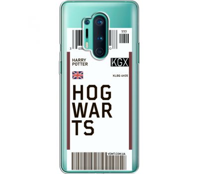Силіконовий чохол BoxFace OnePlus 8 Pro Ticket Hogwarts (39995-cc91)