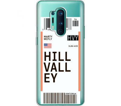 Силіконовий чохол BoxFace OnePlus 8 Pro Ticket Hill Valley (39995-cc94)