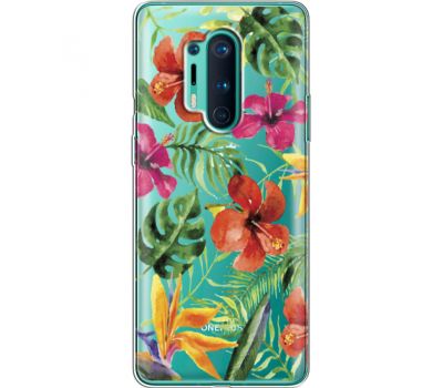 Силіконовий чохол BoxFace OnePlus 8 Pro Tropical Flowers (39995-cc43)