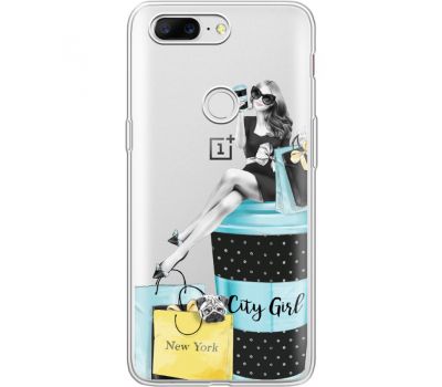 Силіконовий чохол BoxFace OnePlus 5T City Girl (35796-cc56)
