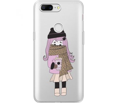 Силіконовий чохол BoxFace OnePlus 5T Winter Morning Girl (35796-cc61)
