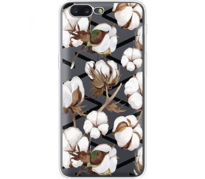 Силіконовий чохол BoxFace OnePlus 5 Cotton flowers (35825-cc50)