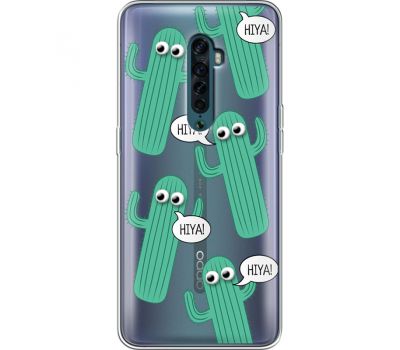 Силіконовий чохол BoxFace OPPO Reno2 с 3D-глазками HIYA (38504-cc72)