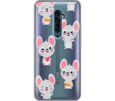 Силіконовий чохол BoxFace OPPO Reno2 с 3D-глазками Mouse (38504-cc76)