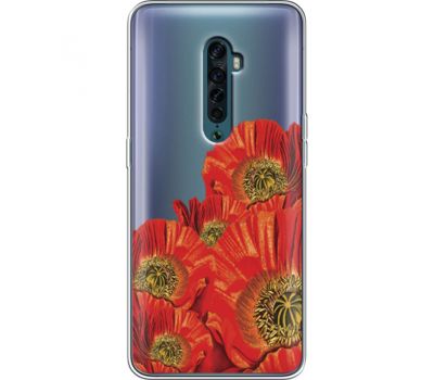 Силіконовий чохол BoxFace OPPO Reno2 Red Poppies (38504-cc44)