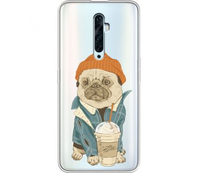 Силіконовий чохол BoxFace OPPO Reno2 Z Dog Coffeeman (38510-cc70)