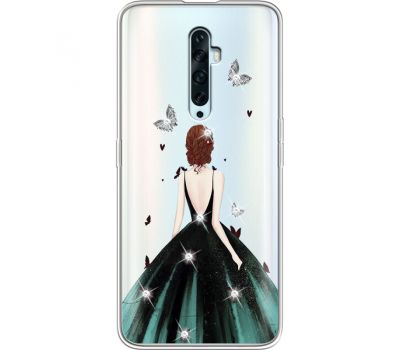 Силіконовий чохол BoxFace OPPO Reno2 Z Girl in the green dress (938510-rs13)