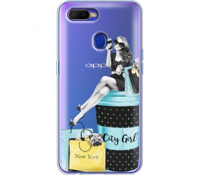 Силіконовий чохол BoxFace OPPO A5s City Girl (38515-cc56)