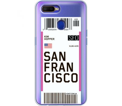 Силіконовий чохол BoxFace OPPO A5s Ticket  San Francisco (38515-cc79)