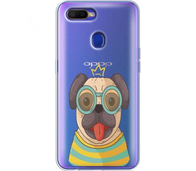 Силіконовий чохол BoxFace OPPO A5s King Mops (38515-cc16)