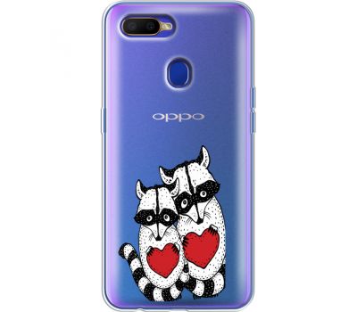 Силіконовий чохол BoxFace OPPO A5s Raccoons in love (38515-cc29)