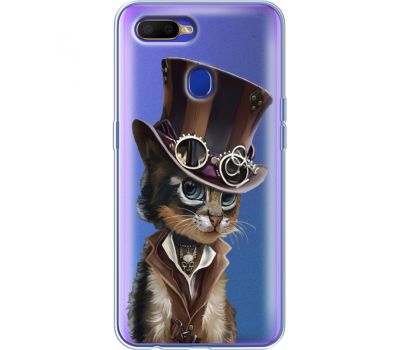 Силіконовий чохол BoxFace OPPO A5s Steampunk Cat (38515-cc39)