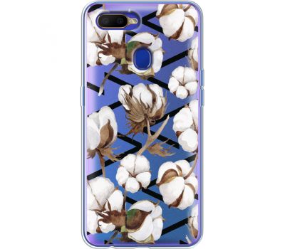 Силіконовий чохол BoxFace OPPO A5s Cotton flowers (38515-cc50)