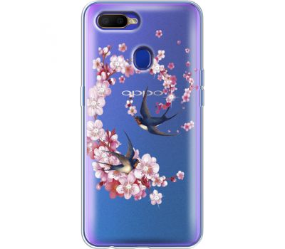 Силіконовий чохол BoxFace OPPO A5s Swallows and Bloom (938515-rs4)
