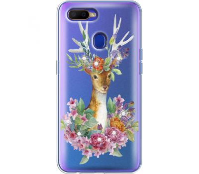 Силіконовий чохол BoxFace OPPO A5s Deer with flowers (938515-rs5)