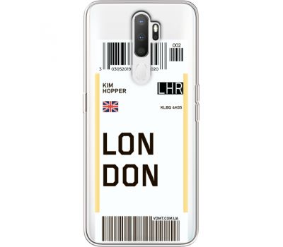 Силіконовий чохол BoxFace OPPO A5 2020 Ticket London (38520-cc83)