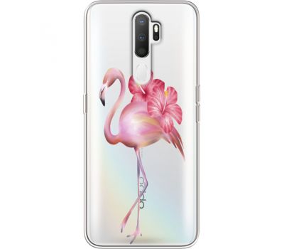 Силіконовий чохол BoxFace OPPO A5 2020 Floral Flamingo (38520-cc12)