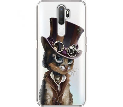 Силіконовий чохол BoxFace OPPO A5 2020 Steampunk Cat (38520-cc39)