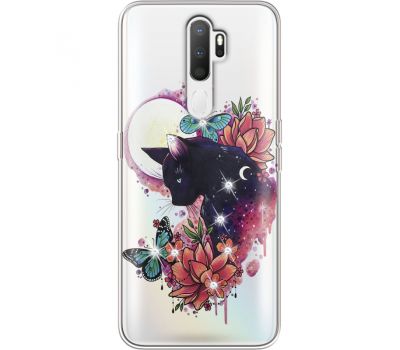 Силіконовий чохол BoxFace OPPO A5 2020 Cat in Flowers (938520-rs10)