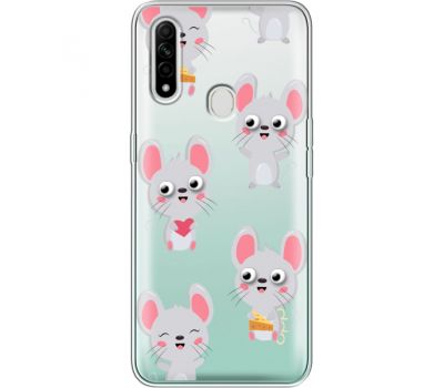 Силіконовий чохол BoxFace OPPO A31 с 3D-глазками Mouse (39939-cc76)